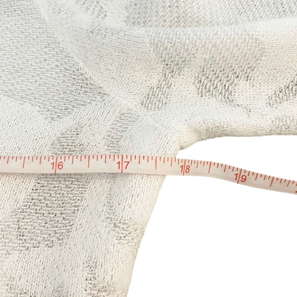 White House Black Market Sheer Floral Sweater - Picture 11 of 11